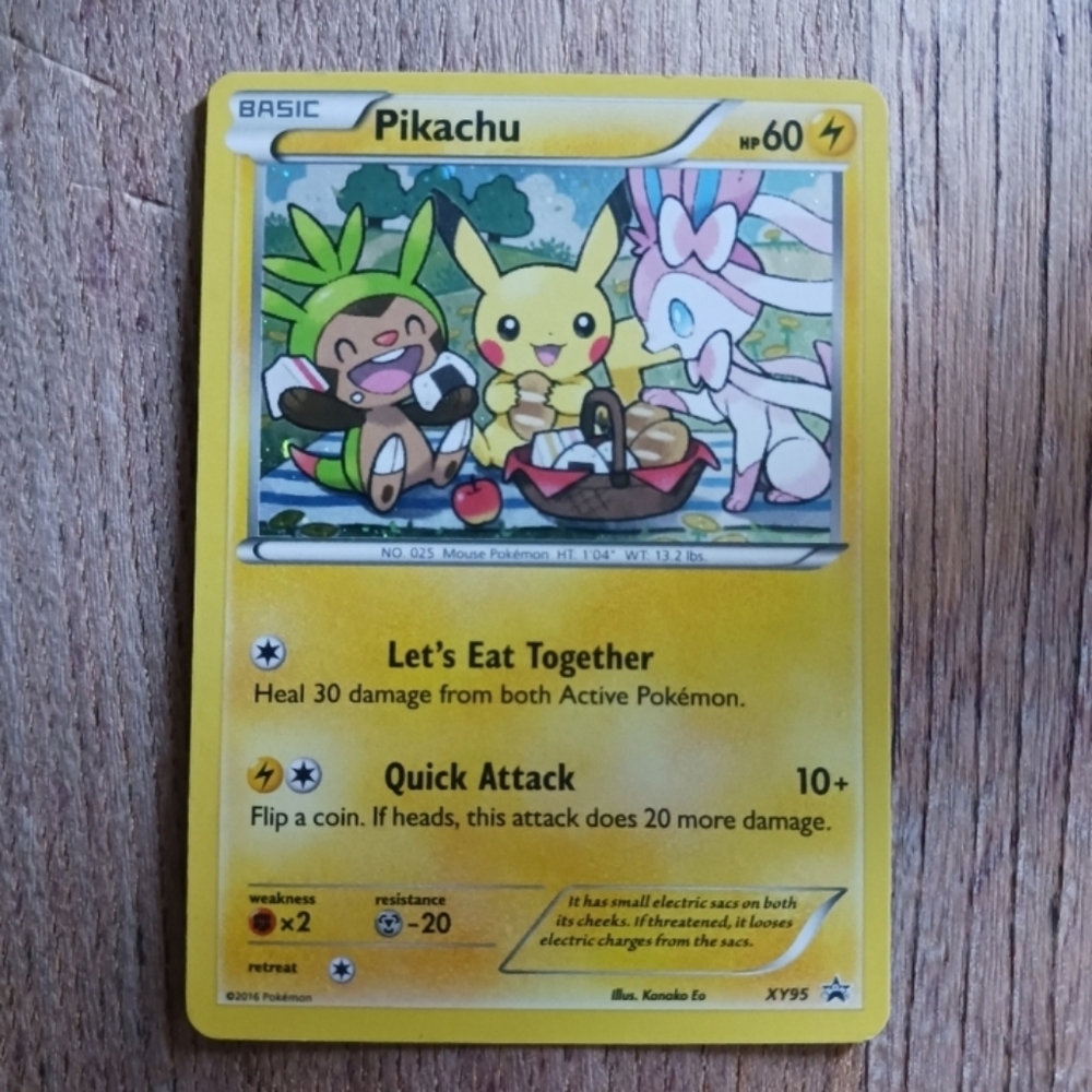Pikachu XY95 Holo Promo Pokémon Card